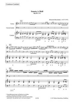 Sonata A-Moll BuxWV 272 von Dietrich Buxtehude 
