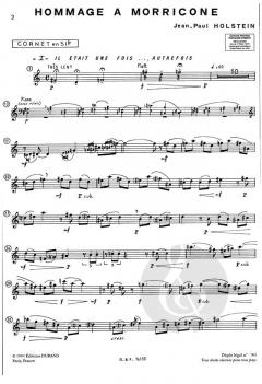 Hommage a Morricone von Jean-Paul Holstein 