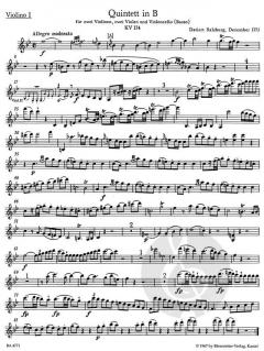 Sämtliche Streichquintette von Wolfgang Amadeus Mozart im Alle Noten Shop kaufen