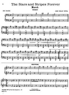 The Stars and Stripes Forever! von John Philip Sousa für Klavier sechshändig im Alle Noten Shop kaufen