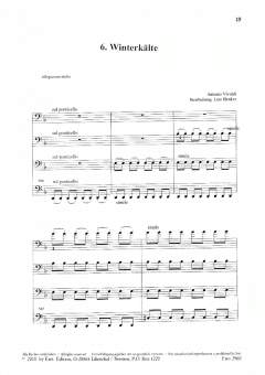 Die vier Jahreszeiten von Antonio Vivaldi 