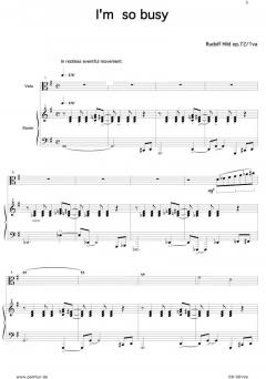 10 Duette für Viola und Klavier von Rudolf Hild im Alle Noten Shop kaufen