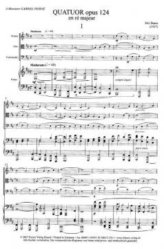 Piano Quartet In D Major (Mel Bonis) 