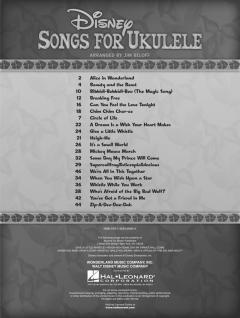 Disney Songs For Ukulele von Randy Newman im Alle Noten Shop kaufen