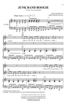 Junk Band Boogie von Greg Gilpin (Download) 