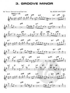 12 Medium-Easy Jazz, Blues & Funk Etudes von Bob Mintzer 