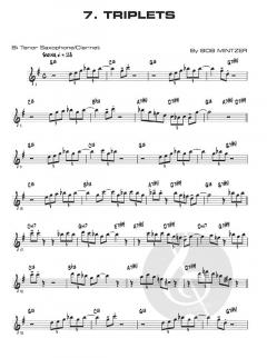12 Medium-Easy Jazz, Blues & Funk Etudes von Bob Mintzer 