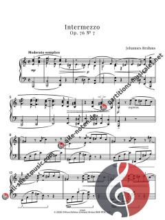 Simplest Brahms Intermezzi von Johannes Brahms (Download) 