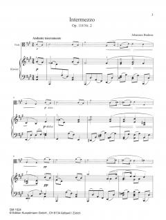 Intermezzo op. 118/2 von Johannes Brahms 