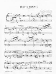 Sonate Nr. 3 für Klavier von Hanns Eisler im Alle Noten Shop kaufen - EP5258A