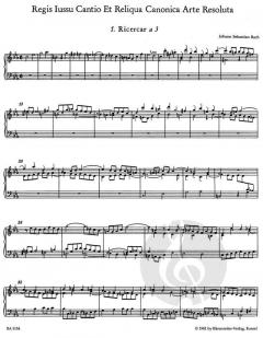 Musikalisches Opfer c-Moll BWV 1079 Heft 1 von Johann Sebastian Bach (Download) 