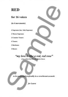 Red For 16 Voices (Craig Armstrong) 