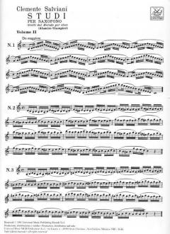 Studien für Saxophon Band 2 von Clemente Salviani 