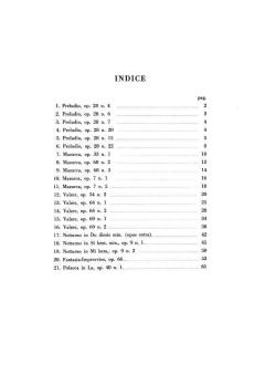 Antologia Di 21 Pezzi, per Pianoforte Revisione Di von Frédéric Chopin 