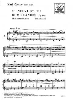 30 Nuovi Studi Di Meccanismo op. 849 von Carl Czerny 