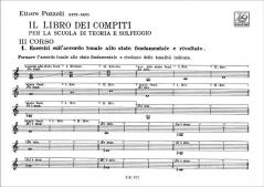 Libro Dei Compiti Per La Scuola Di Teoria E Solfeggio, Fasciolo III von Ettore Pozzoli 