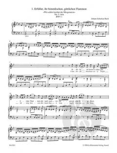 Arien für Sopran von Johann Sebastian Bach 