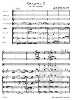 Konzert in G-Dur für Flöte und Orchester KV 622 von Wolfgang Amadeus Mozart 
