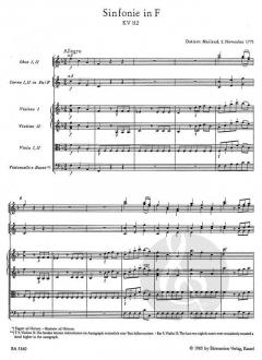 Sinfonie Nr. 13 F-Dur KV 112 von Wolfgang Amadeus Mozart 