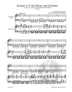 Klavierkonzert Nr. 16 D-Dur KV 451 von Wolfgang Amadeus Mozart im Alle Noten Shop kaufen