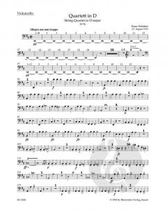 Streichquartette Band 3 von Franz Schubert im Alle Noten Shop kaufen