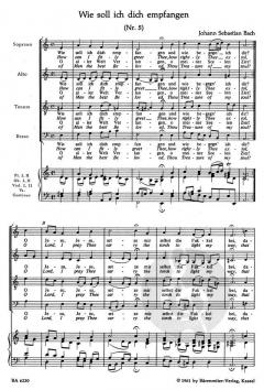 Weihnachtschoräle aus dem Weihnachtsoratorium BWV 248 (J.S. Bach) 