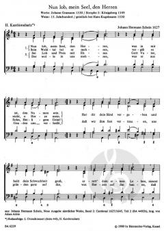 Nun lob, mein Seel, den Herren von Johann Hermann Schein 