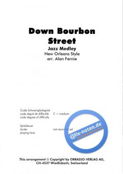 Down Bourbon Street Jazz Medley 