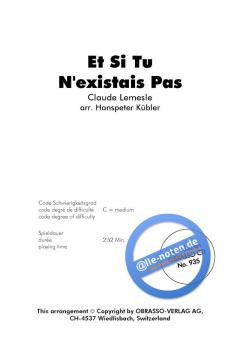 Et si tu n'existais pas (Claude Lemesle) 