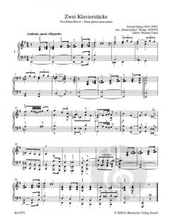 Leichte Klavierstücke und Tänze von Edvard Grieg (Download) 