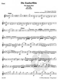 Die Zauberflöte Ouvertüre von Wolfgang Amadeus Mozart (Download) 