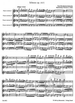 Scherzo aus Ein Sommernachtstraum op. 61/1 von Felix Mendelssohn Bartholdy 