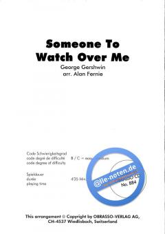Someone To Watch Over Me (George Gershwin) 