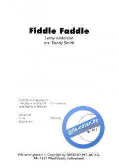 Fiddle Faddle (Leroy Anderson) 