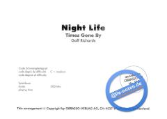 Night Life Times Gone By (Goff Richards) 