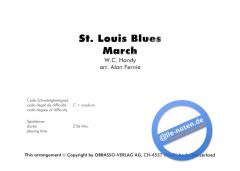 St. Louis Blues March (William Christopher Handy) 