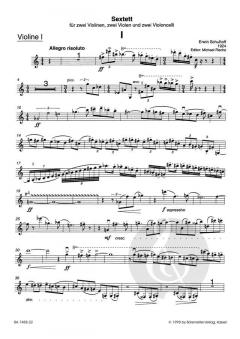 Sextett von Erwin Schulhoff 