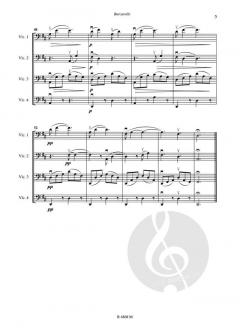 Barcarolle 'Extrait Contes d'Hoffman' pour Quatre Violoncelles von Jacques Offenbach im Alle Noten Shop kaufen