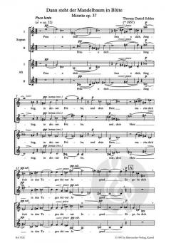 Dann steht der Mandelbaum in Blüte op. 37 von Thomas Daniel Schlee (Download) 