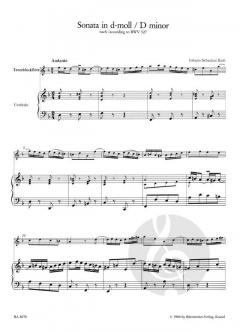 Sonata in d-Moll nach BWV 527 (Johann Sebastian Bach) 