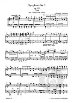 Schlußchor (Finale) An die Freude aus Symphonie Nr. 9 op. 125 (Ludwig van Beethoven) 