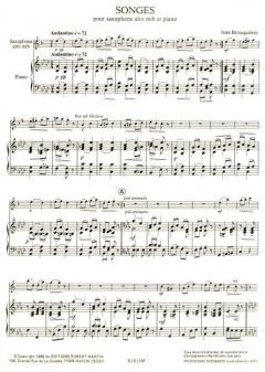 Songes, alto von Jean Brouquières 