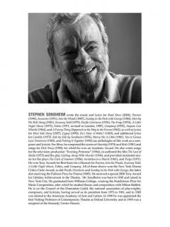 The Frogs von Stephen Sondheim 