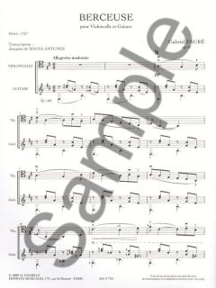 Berceuse, Op. 16 von Gabriel Fauré 