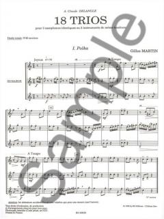 18 Trios pour Instruments Identiques (Gilles Martin) 