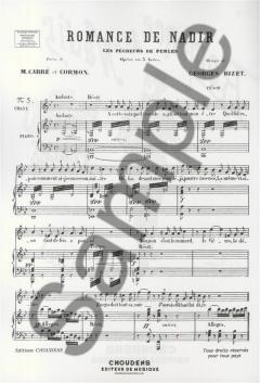 Romance de Nadir von Georges Bizet 