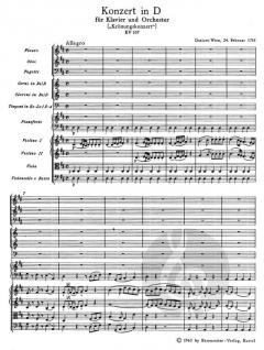 Klavierkonzert KV537 von Wolfgang Amadeus Mozart 