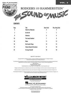 Beginning Piano Solo Play-Along Vol. 3: The Sound Of Music von Richard Rodgers 