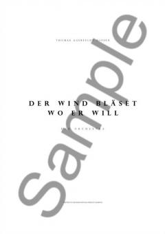 Der Wind Blaset Wo Er Will von Thomas Agerfeldt Olesen 
