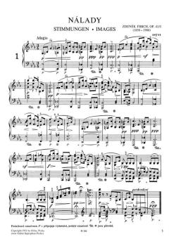 Stimmungen, Eindrücke und Erinnerungen op. 41 Heft 1 von Zdenék Fibich 